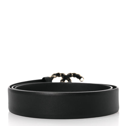 Chanel Lambskin CC Chain Belt 85 34 Black 2 of 8