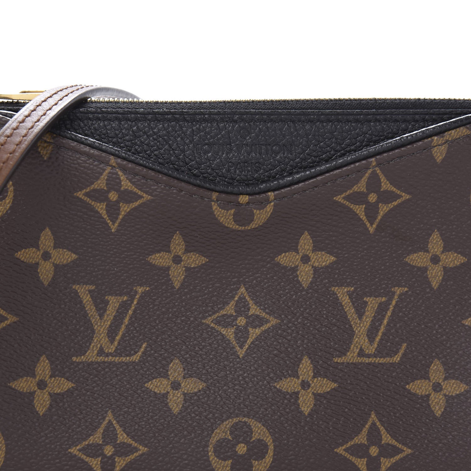 Louis Vuitton Monogram Pallas Clutch Black 8 of 11