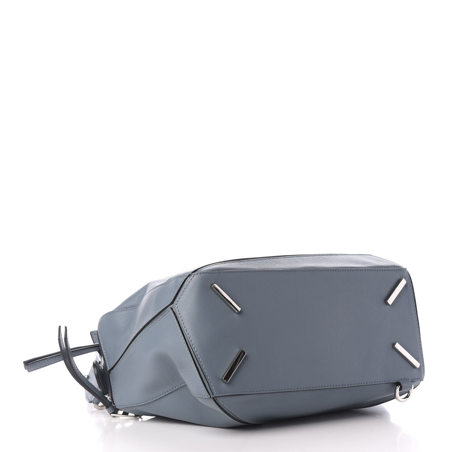 Loewe Calfskin Medium Puzzle Bag Stone Blue 4 of 9