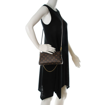 Louis Vuitton Monogram Pallas Clutch Black 2 of 8