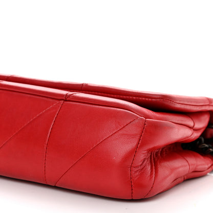 Saint Laurent Lambskin Patchwork Monogram Small Jamie Red 10 of 14