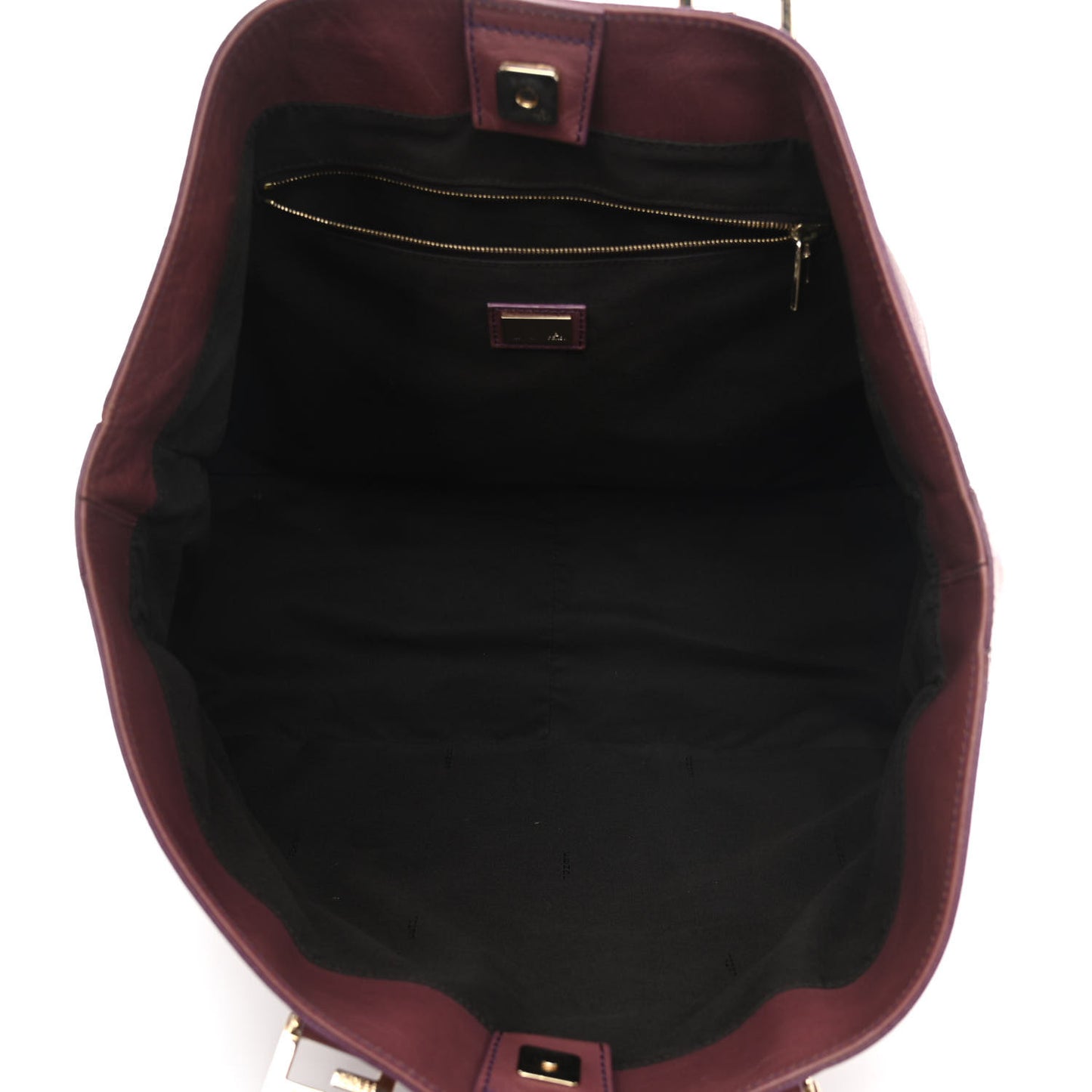 Vitello Acqua Large Twins Tote Malva