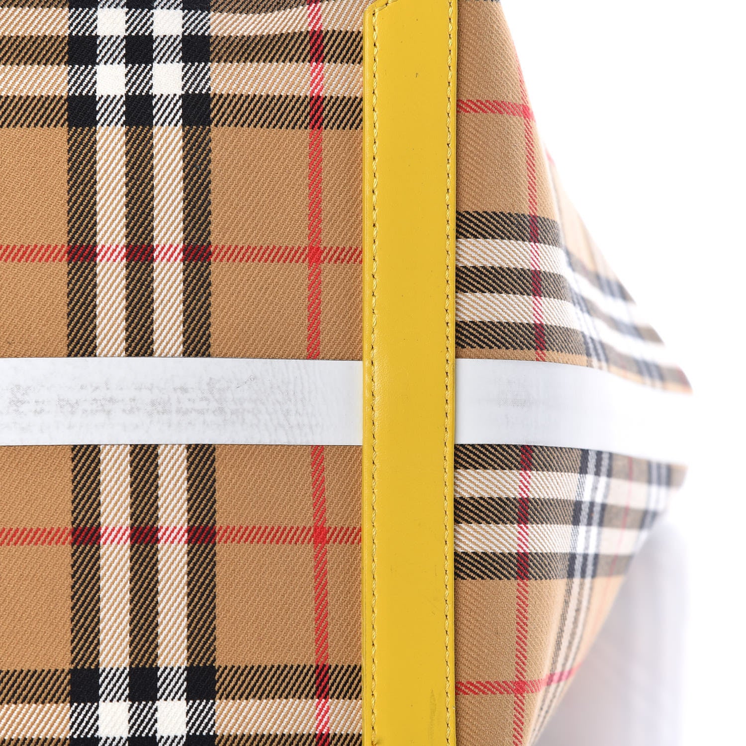 Burberry Vintage Check Large The Giant Reversible Tote Yellow 16 of 22