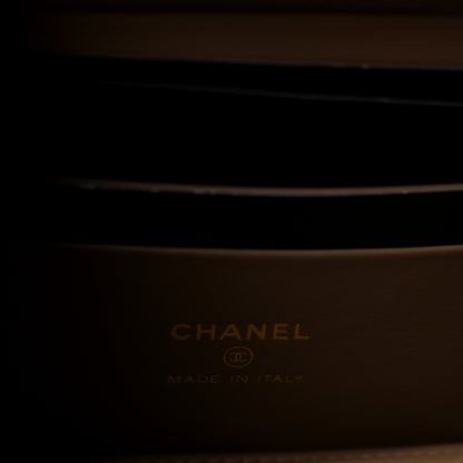 Chanel Caviar Quilted Small Vanity Case With Chain Dark Beige 6 of 10
