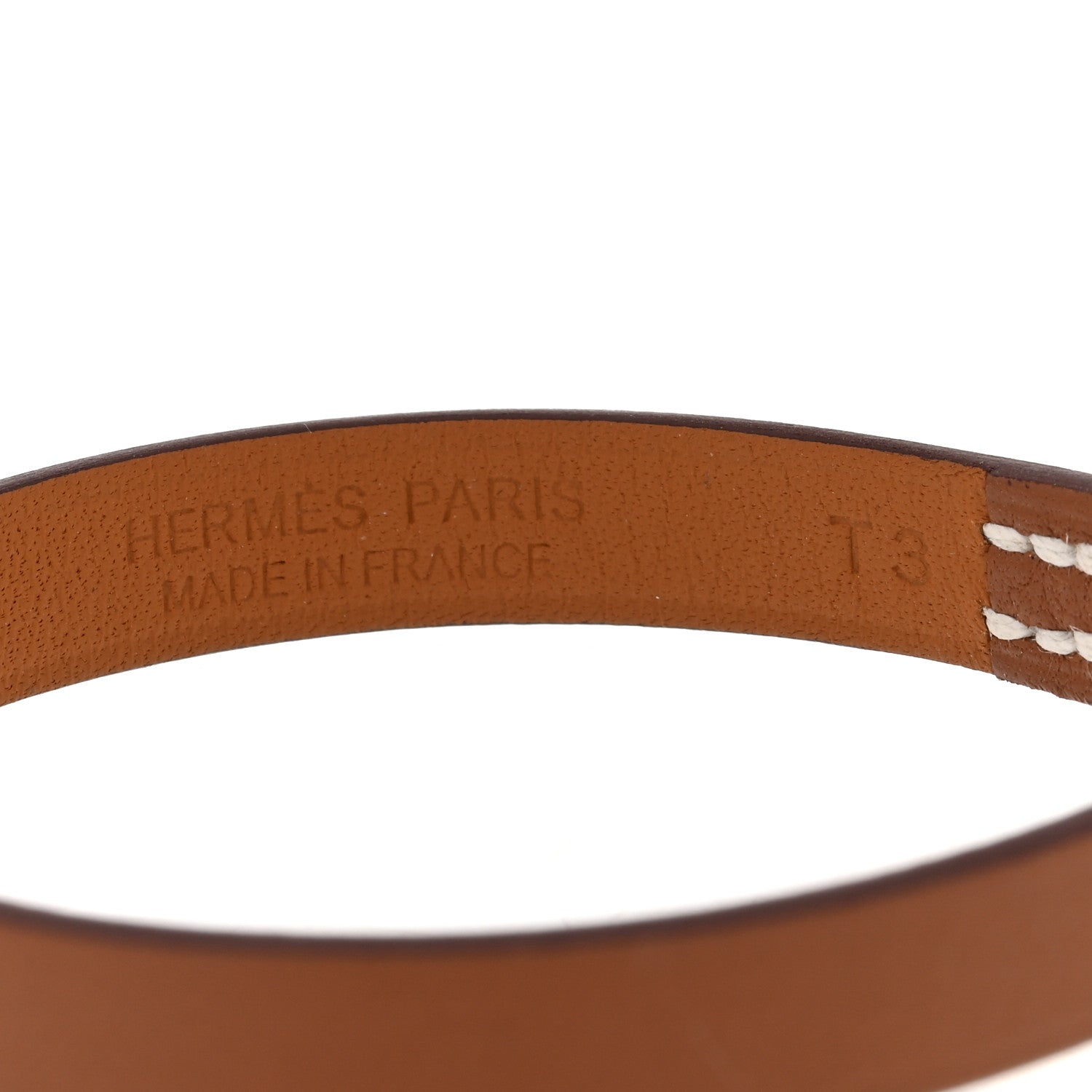 Hermes Mini Rivale Bracelet T2 Gold 5 of 6