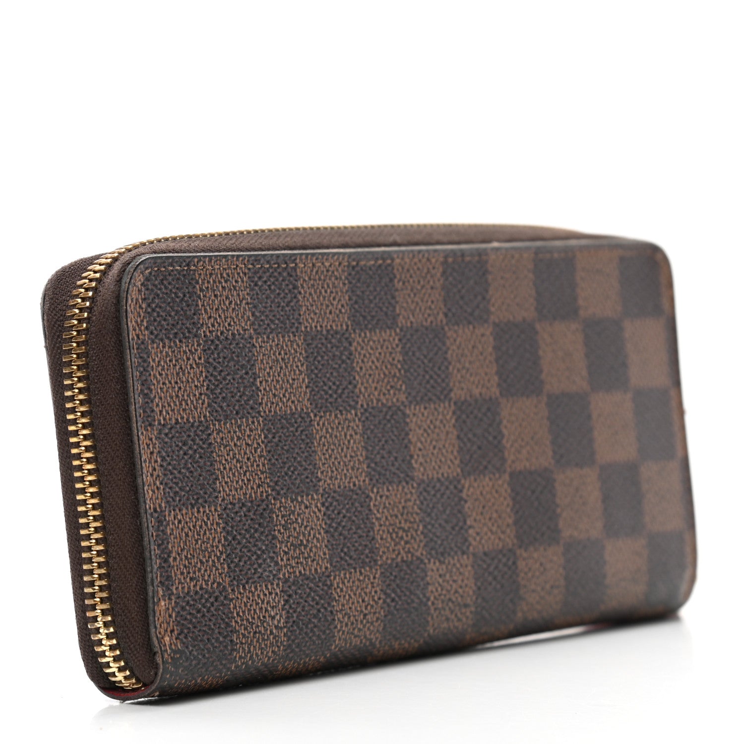 Louis Vuitton Damier Ebene Clemence Wallet Cherry 3 of 10