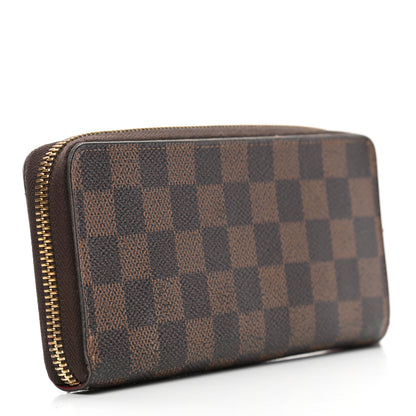 Louis Vuitton Damier Ebene Clemence Wallet Cherry 3 of 10