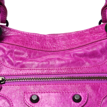 Balenciaga Agneau Classic Hardware Step Magenta 9 of 11