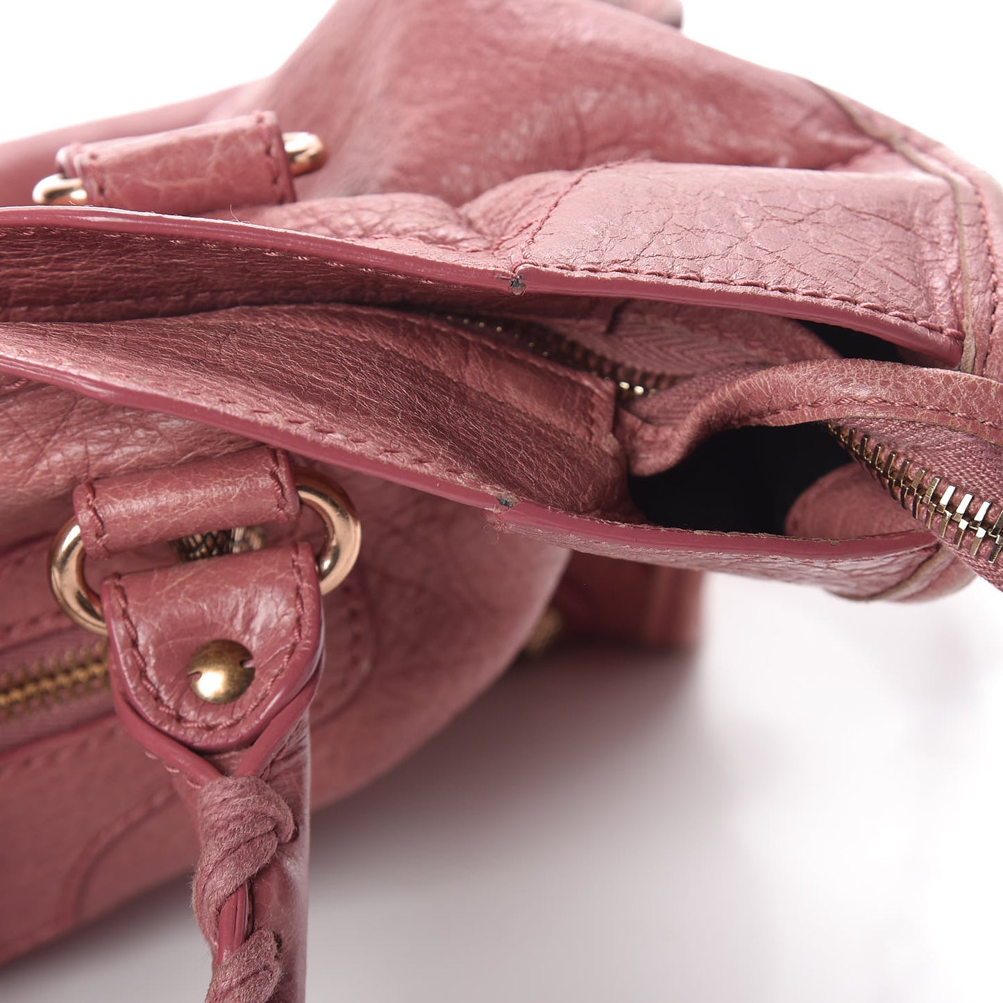 Agneau Giant 12 Rose Gold Hardware City Rose Bruyere