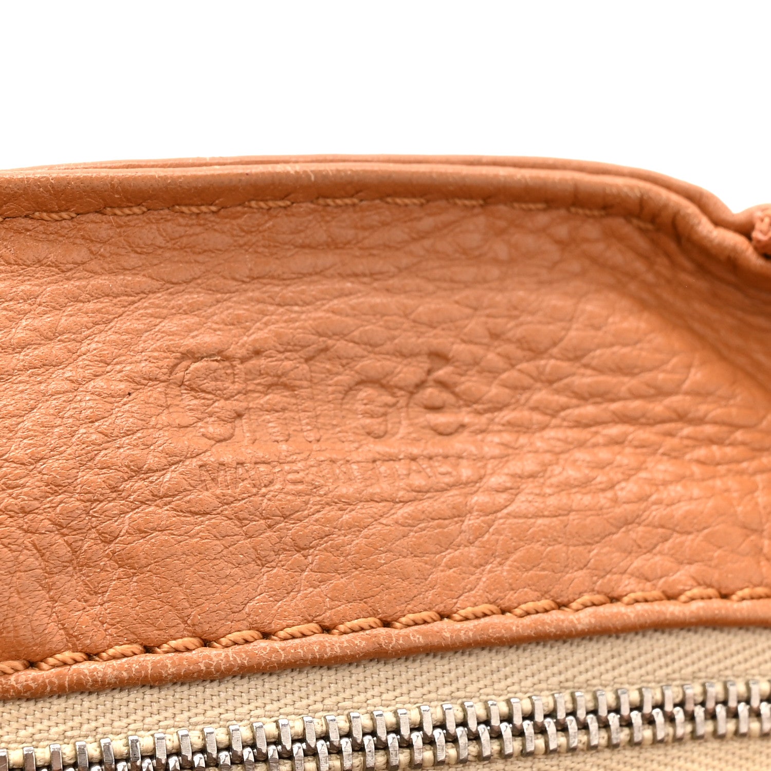 Chloe Calfskin Medium Paddington Satchel Tan 6 of 14