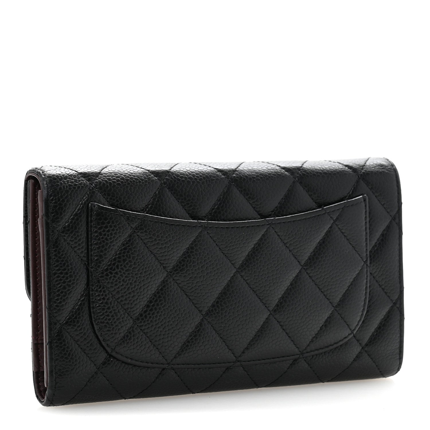 Chanel Caviar Quilted Large Flap Wallet Black 3 of 11