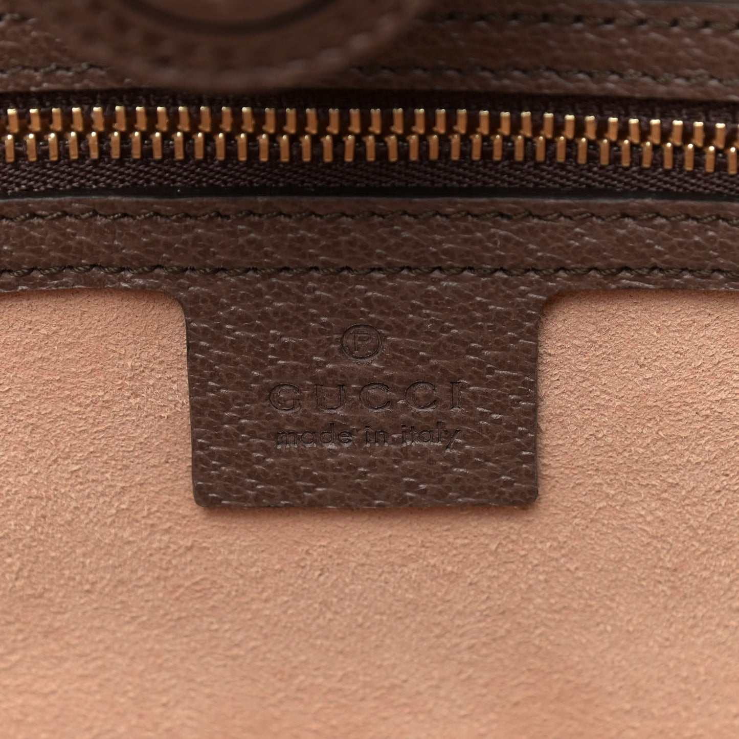 GG Supreme Monogram Medium Ophidia Shopping Tote Brown