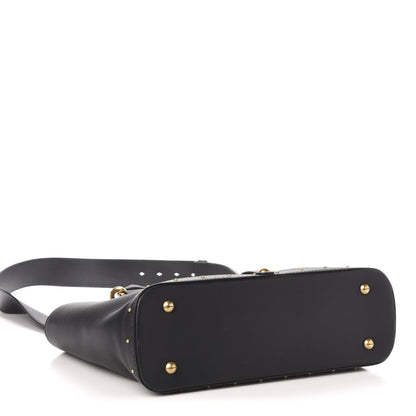 Christian Dior Smooth Calfskin Studded DiorAvenue Bag Navy 5 of 11