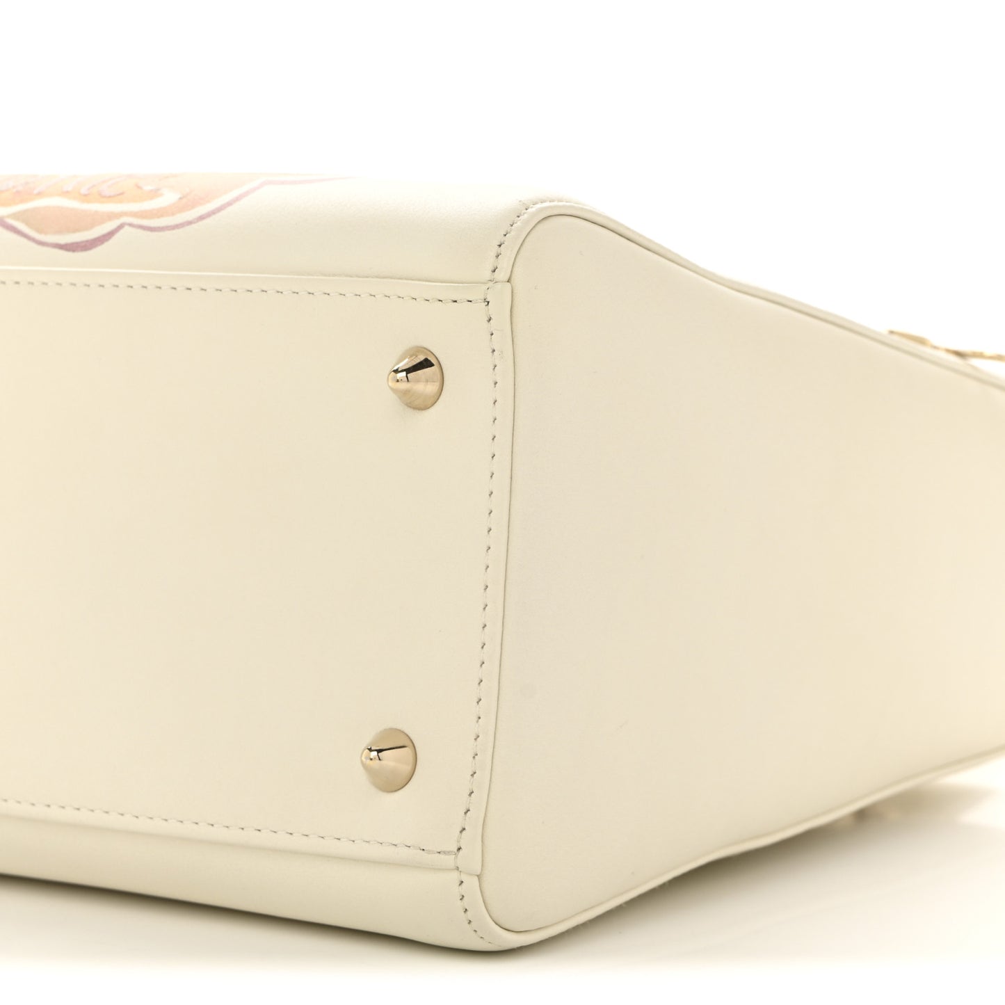 Calfskin Niki De Saint Phalle Amour Medium Lady Dior Off White
