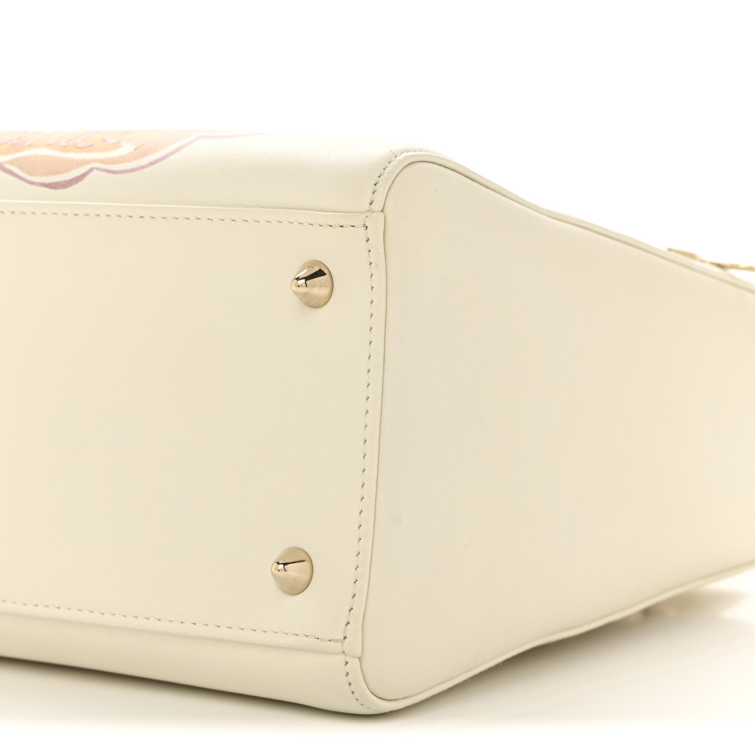 Christian Dior Calfskin Niki De Saint Phalle Amour Medium Lady Dior Off White 10 of 13