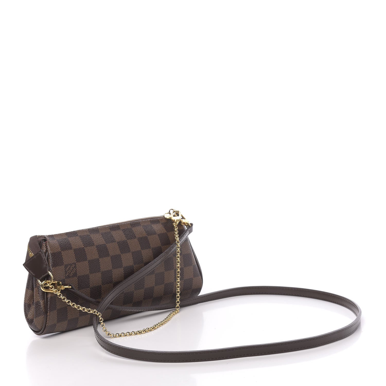 Louis Vuitton Damier Ebene Eva Clutch 2 of 10