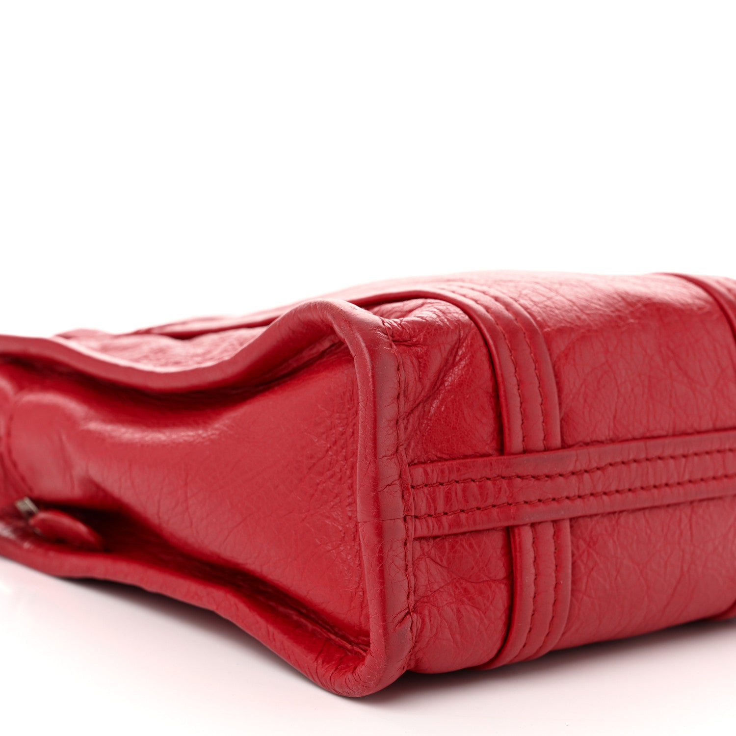 Balenciaga Agneau Arena XXS Bazar Shopper Tote Rouge Cardinal 9 of 11