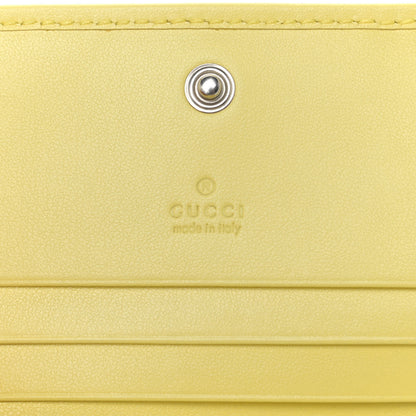 Gucci Calfskin Matelasse GG Marmont Mini Wallet On Chain Banana 8 of 10