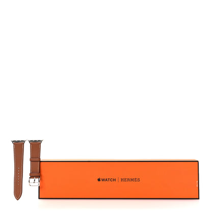 Hermes Barenia 42mm Apple Watch Single Tour Band Fauve 6 of 6