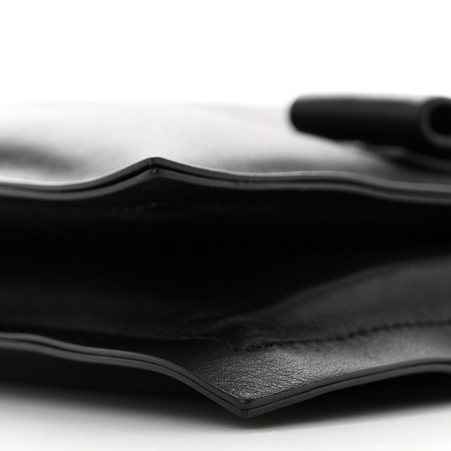 Calfskin Mini Viva Bow Shoulder Bag Black