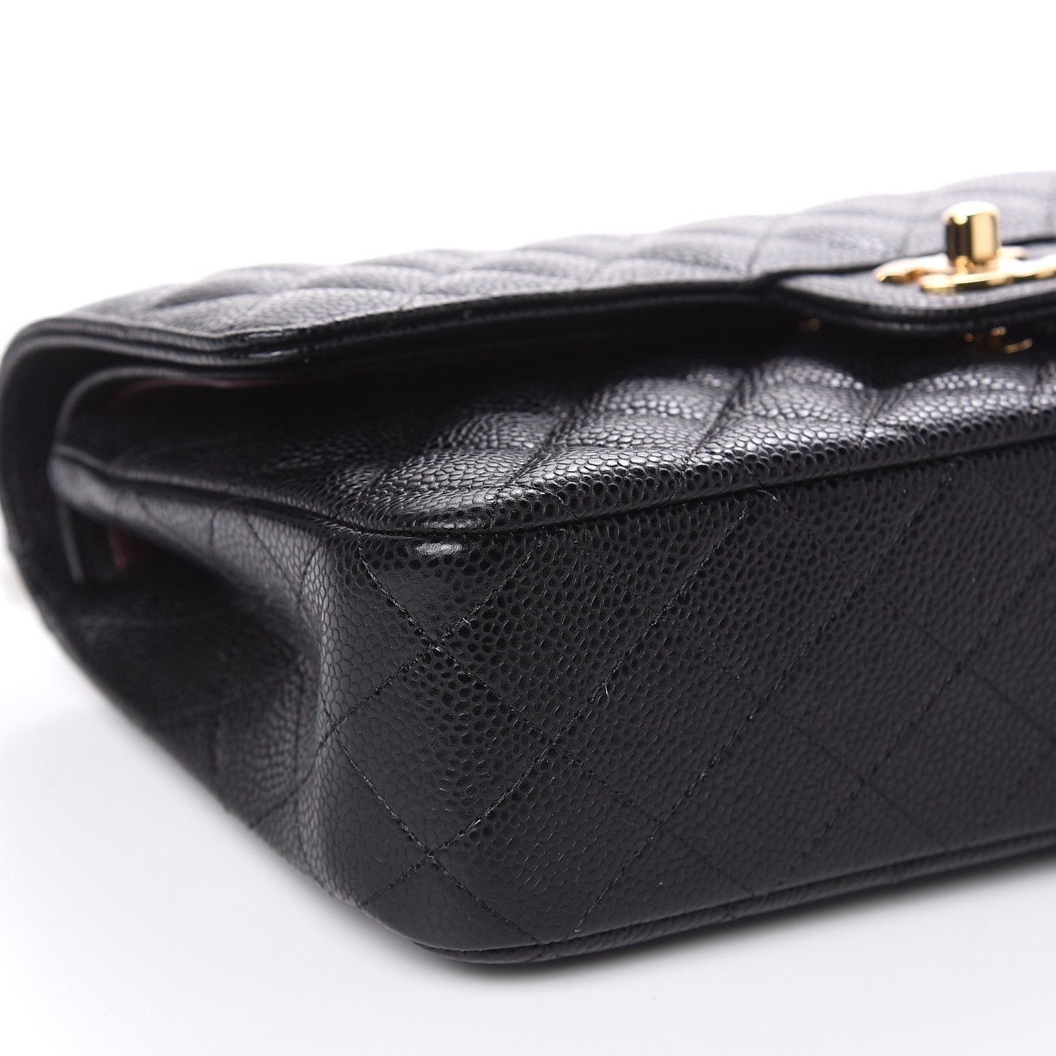 Chanel Caviar Quilted Medium Double Flap Black 7 of 10