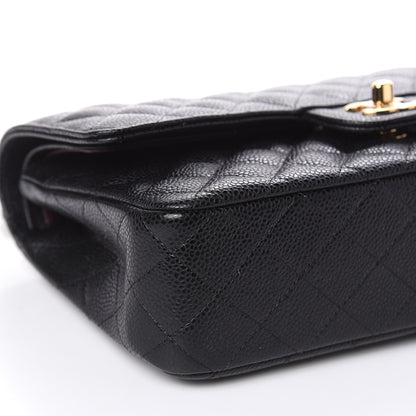 Chanel Caviar Quilted Medium Double Flap Black 7 of 10