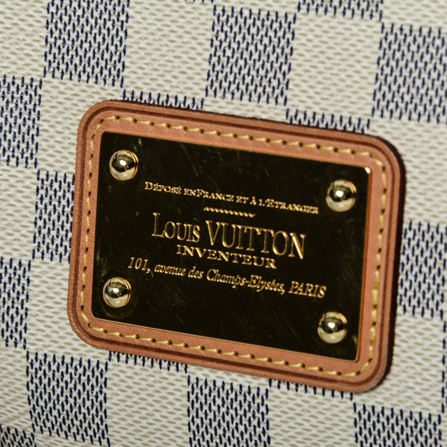 Louis Vuitton Damier Azur Eva Clutch 5 of 8