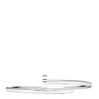 Cartier 18K White Gold Juste Un Clou Bracelet 18 1 of 5