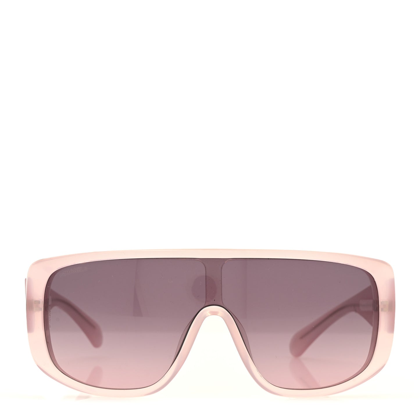 Acetate Shield Sunglasses 5495 Light Pink