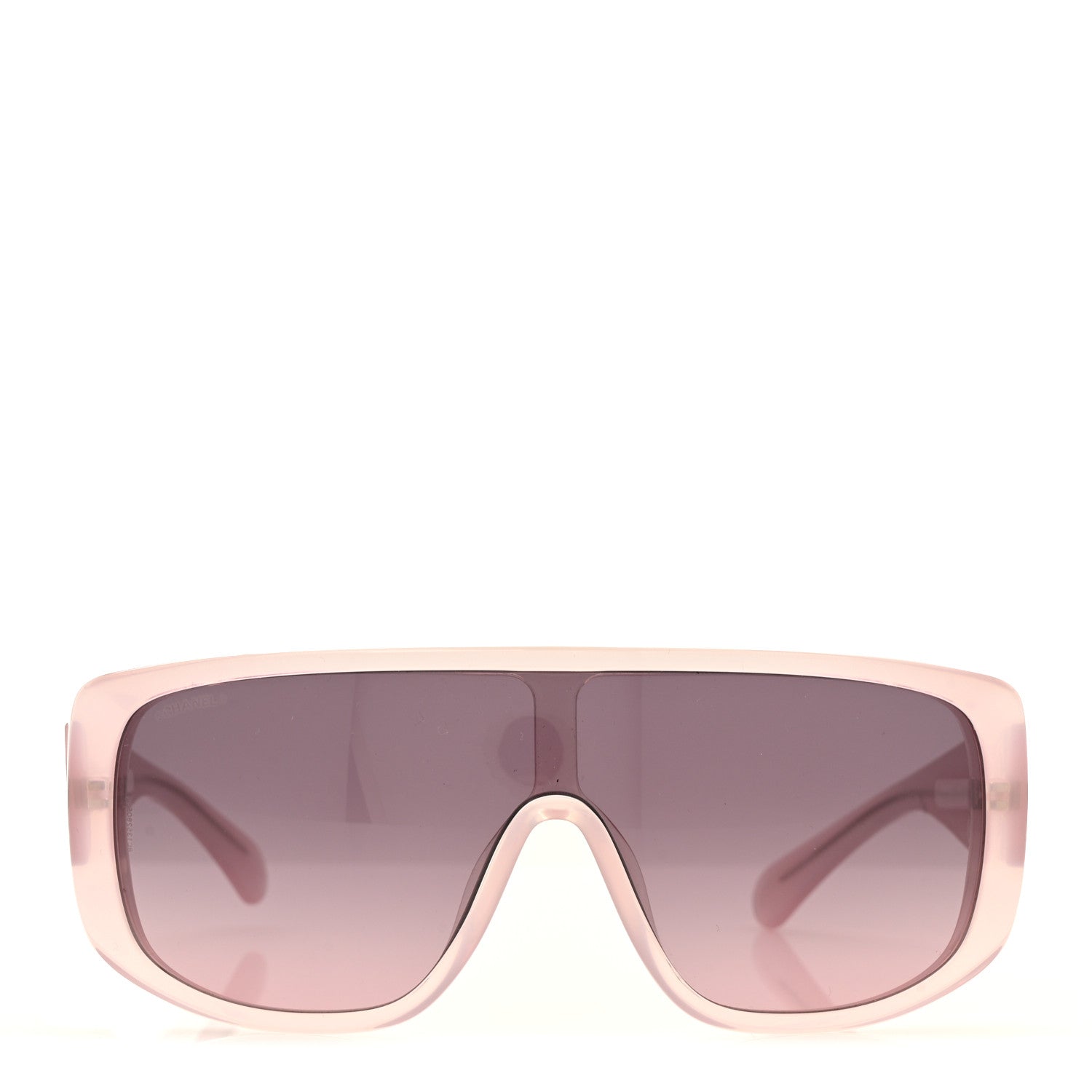 Chanel Acetate Shield Sunglasses 5495 Light Pink 2 of 8