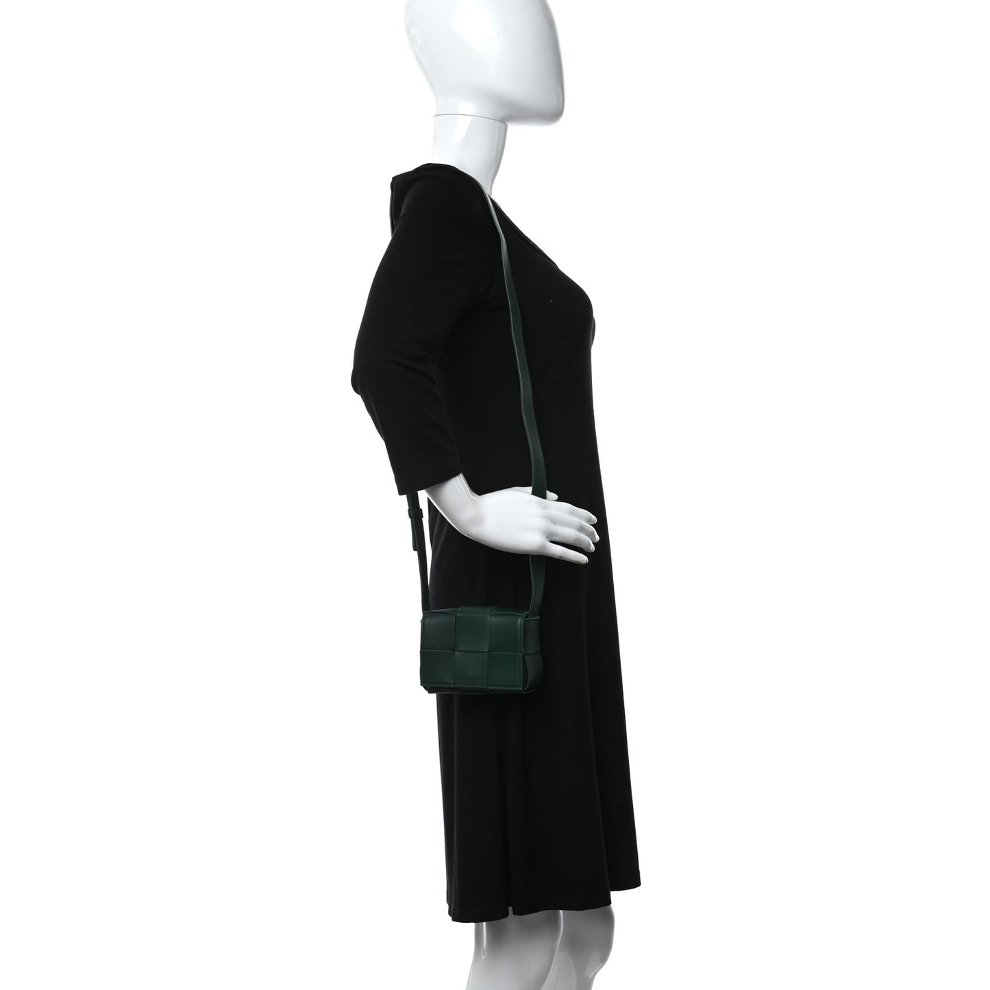 Lambskin Maxi Intrecciato Extra Mini Cassette Crossbody Bag Raintree