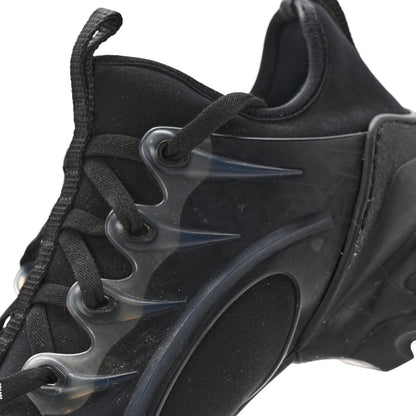 Christian Dior Neoprene Rubber Womens D-Connect Sneakers 36 Black 10 of 14