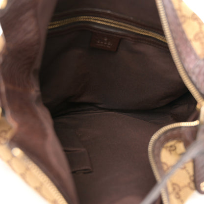 Gucci Monogram Medium Charlotte Hobo Brown 5 of 18