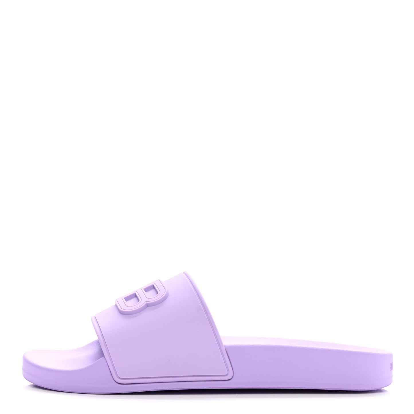 Rubber BB Womens Pool Slide Sandals 39 Lilac