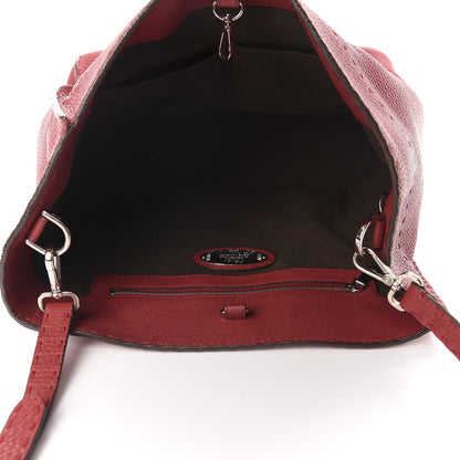 Fendi Cuoio Romano Selleria Large Anna Bucket Bag Rosso 5 of 11
