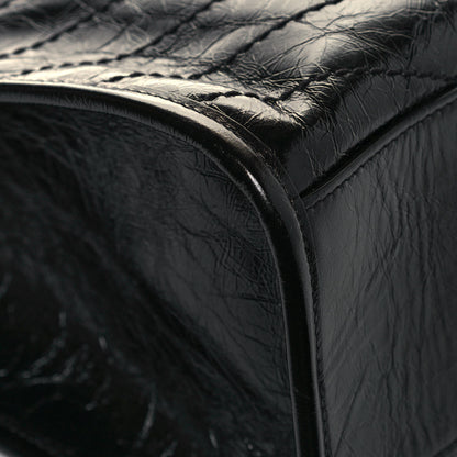 Saint Laurent Crinkled Calfskin Matelasse Monogram Niki Shoulder Bag Black 11 of 12