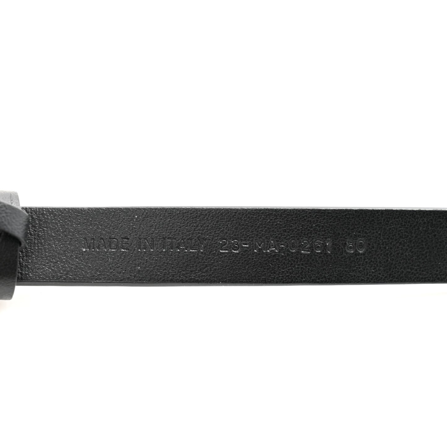 Calfskin Diorpolytechnique Belt 80 Black