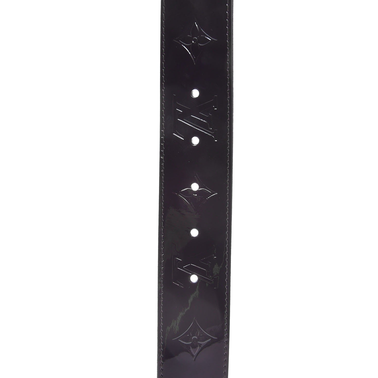 Louis Vuitton Vernis 40mm Fleur Belt 85 34 Amarante 7 of 9