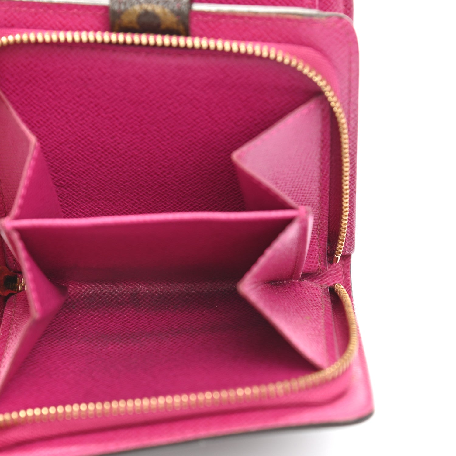 Louis Vuitton Monogram Perforated Compact Zipped Wallet Fuchsia 5 of 9