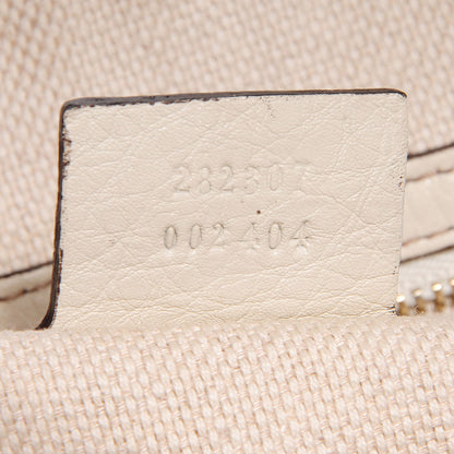 Gucci Pebbled Calfskin Small Soho Top Handle Bag Off White 7 of 7