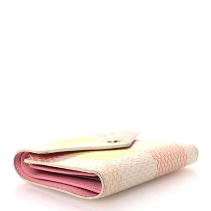 Louis Vuitton Giant Damier Victorine Wallet Peach 4 of 10
