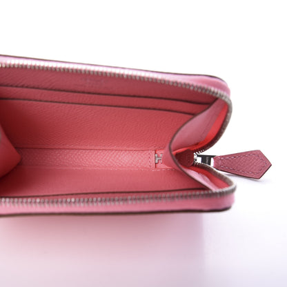 Hermes Epsom Azap Mini Wallet Rose Confetti 4 of 8