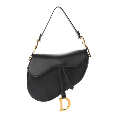 Christian Dior Calfskin Saddle Bag Black 1 of 9
