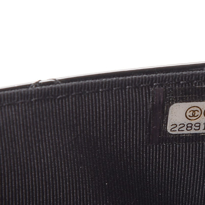 Chanel Patent Quilted Wallet On Chain WOC Black 8 of 8