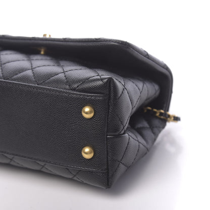 Chanel Caviar Quilted Mini Coco Handle Flap Black 9 of 11