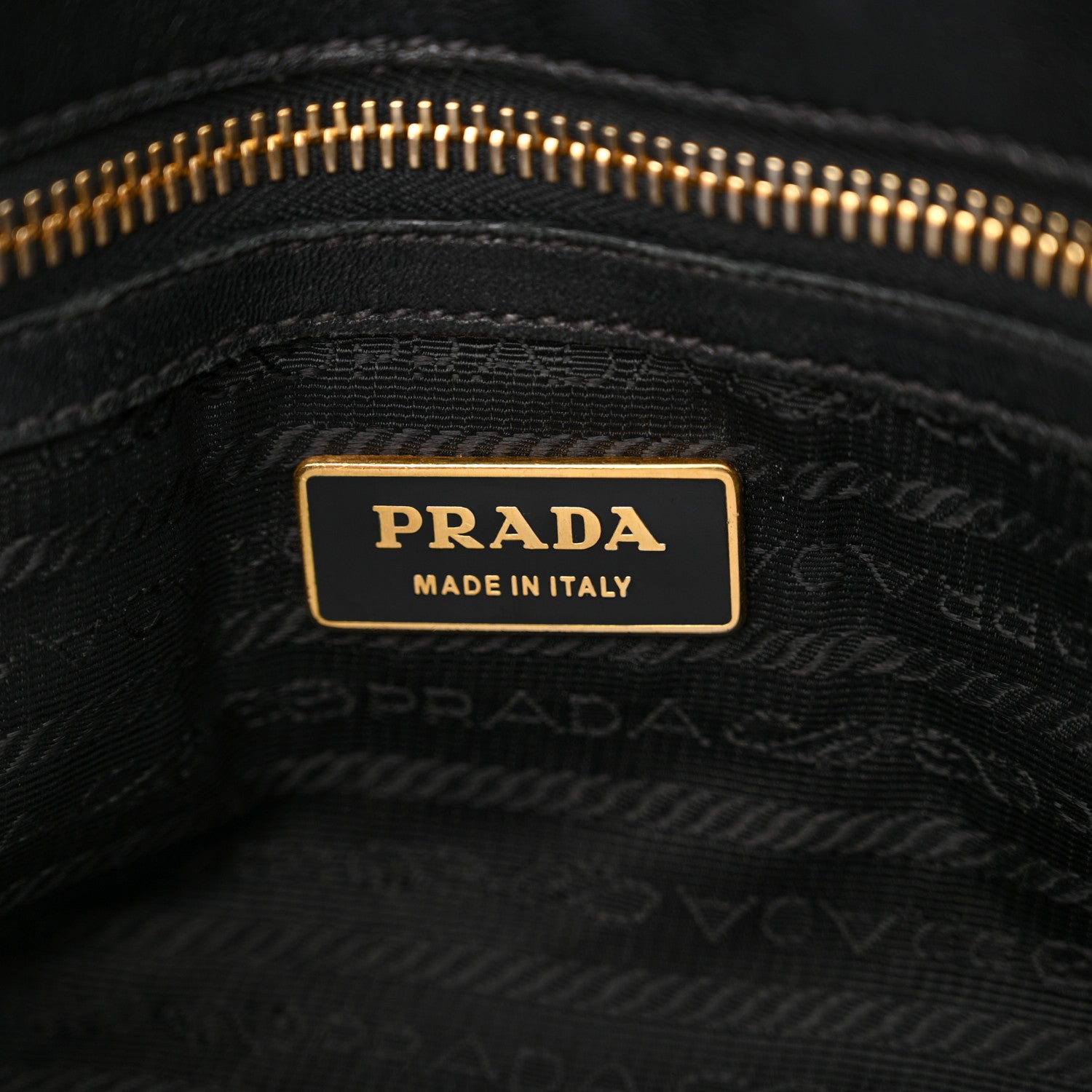 Prada Tessuto Nylon Nappa Braided Gaufre Shopping Satchel Black 6 of 18