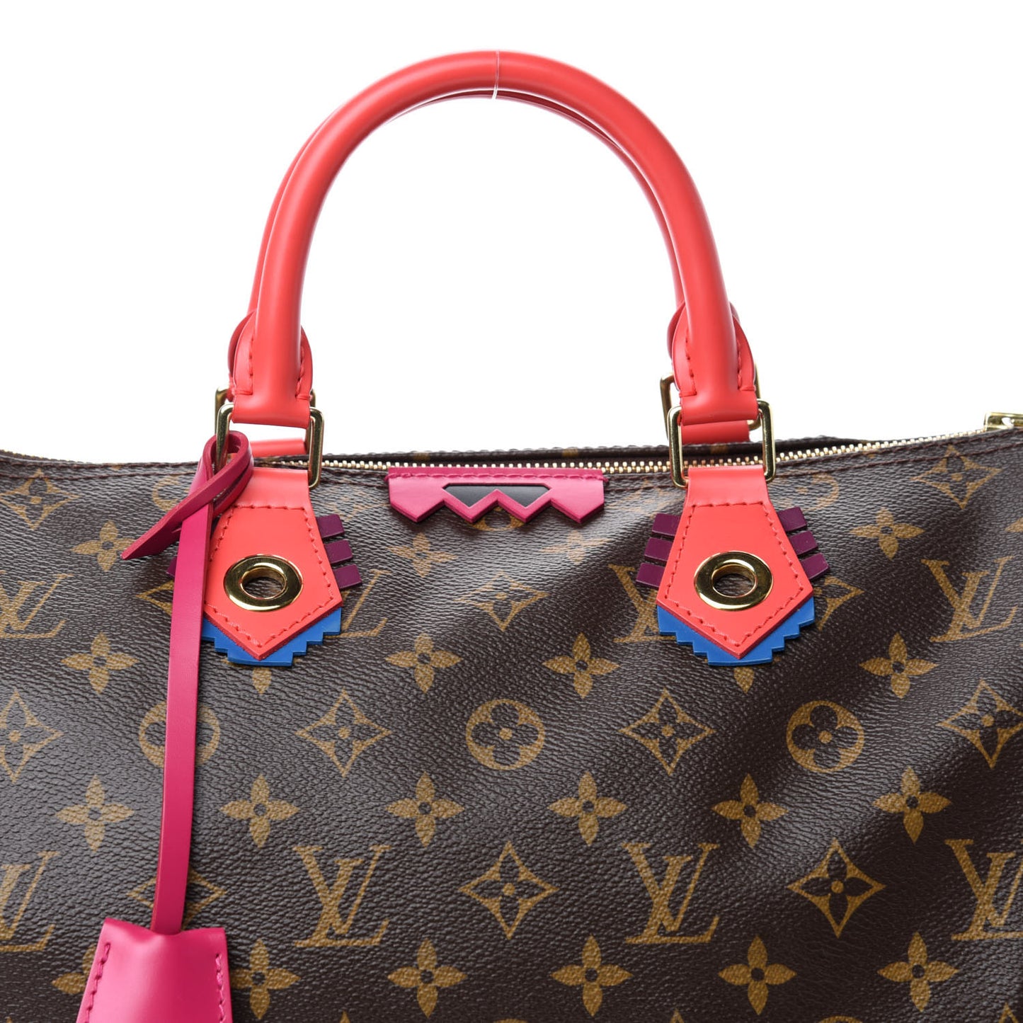 Monogram Totem Speedy 30 Flamingo