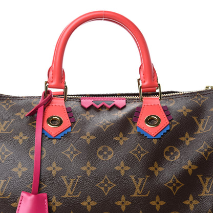 Louis Vuitton Monogram Totem Speedy 30 Flamingo 9 of 9