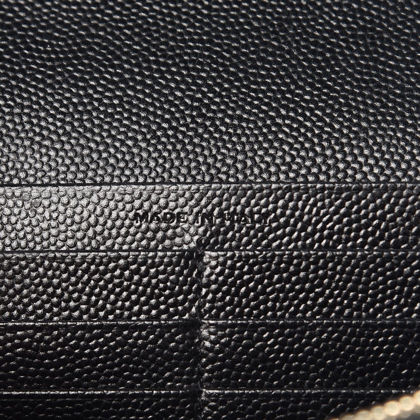 Grain De Poudre Classic Monogram Cassandre Wallet Black