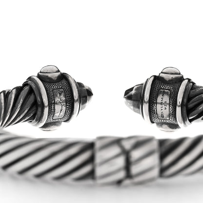 David Yurman Darkened Sterling Silver 10mm Renaissance Cable Bracelet 3 of 3